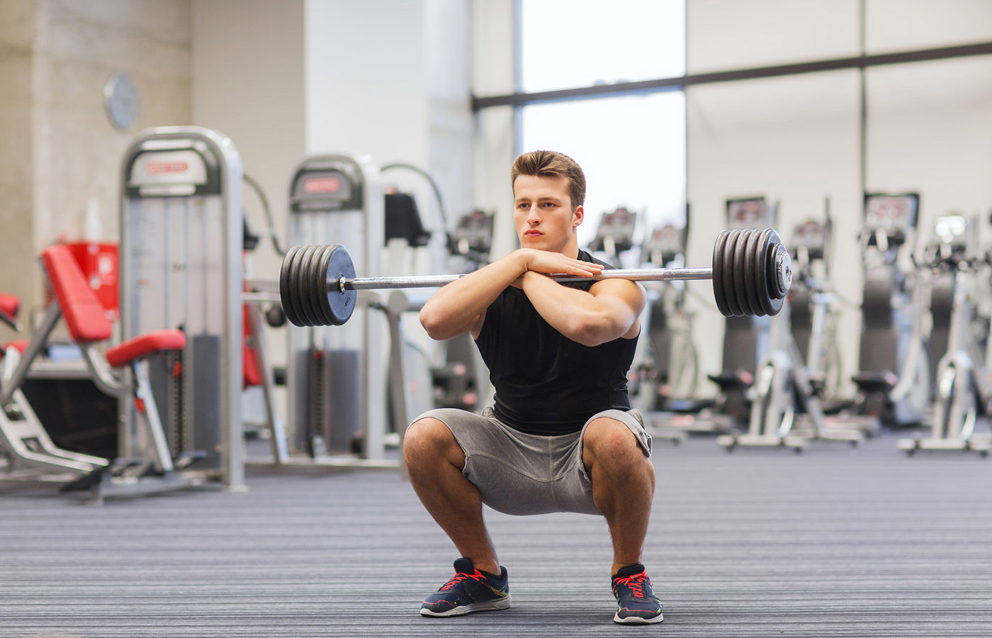 Front Squat pour muscler ses jambes